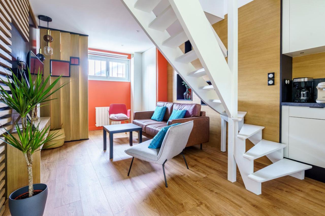 Ilbetea - Ideal Couple - Duplex Tout Confort - Plage A 400 M - Parking Saint-Jean-de-Luz Luaran gambar