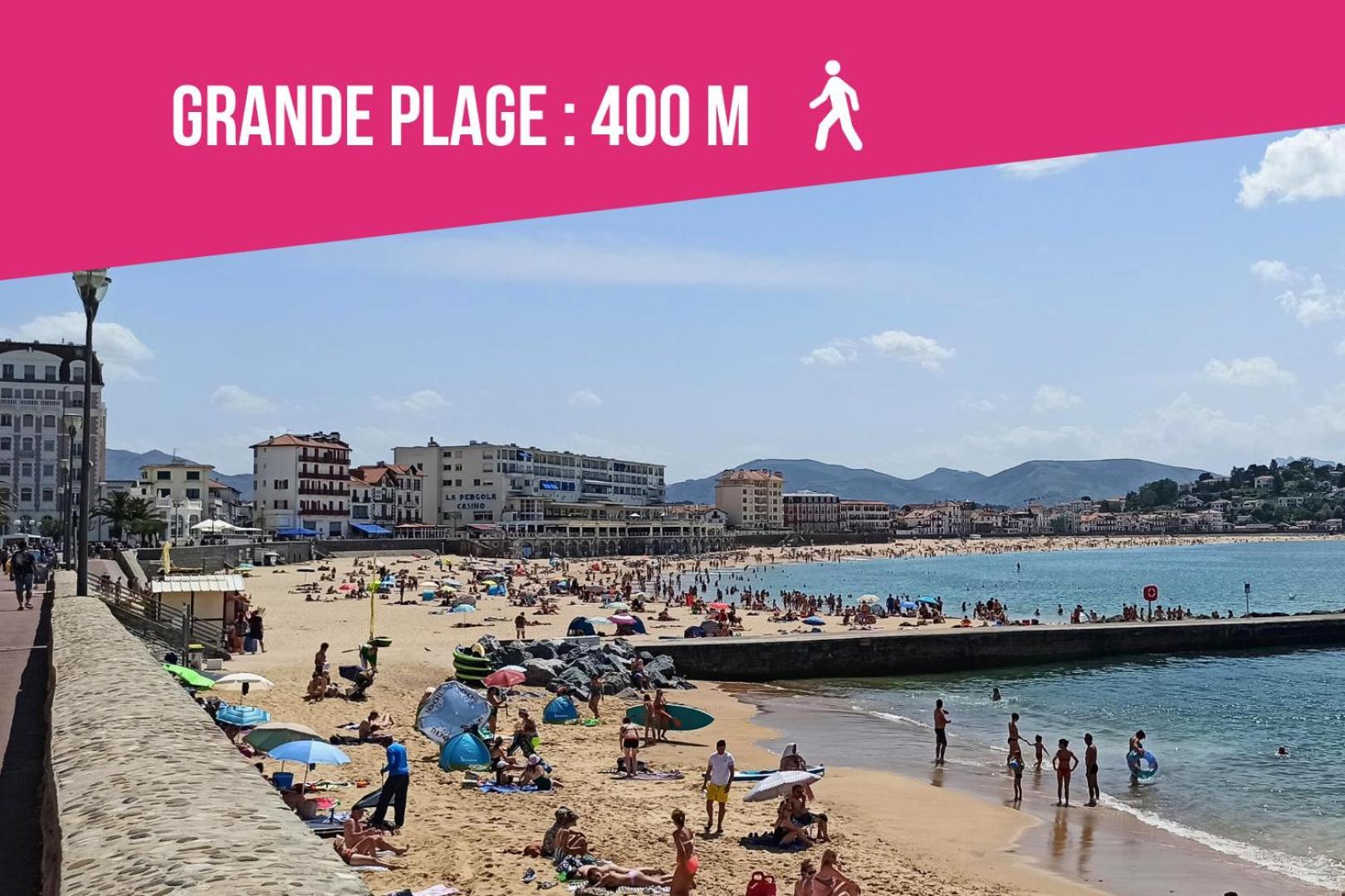 Ilbetea - Ideal Couple - Duplex Tout Confort - Plage A 400 M - Parking Saint-Jean-de-Luz Luaran gambar